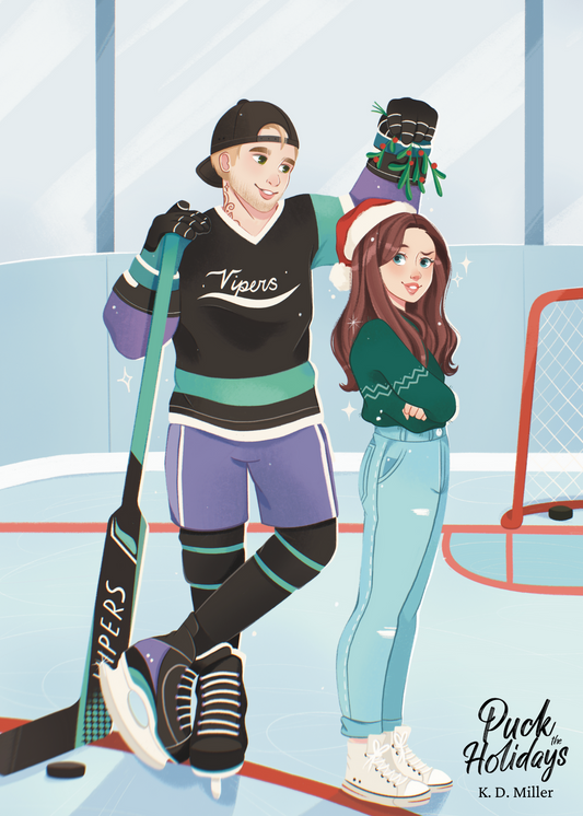 Puck the Holidays Character Art Print