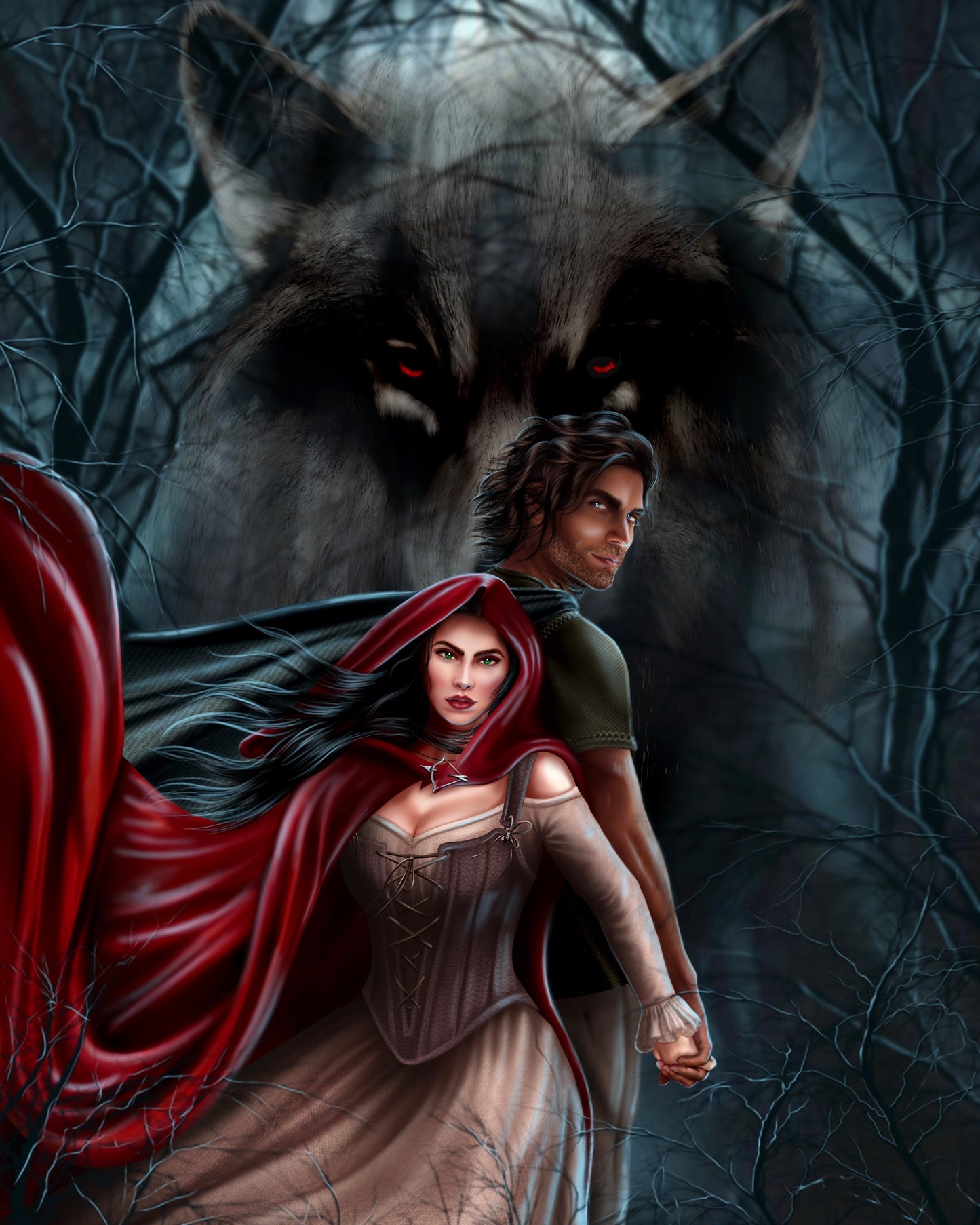 Red Character Art Print